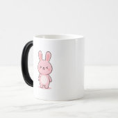 Relaxed Bunny Minimal Kawaii Style モーフィングマグカップ (正面左)