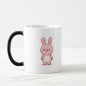 Relaxed Bunny Minimal Kawaii Style モーフィングマグカップ (左)