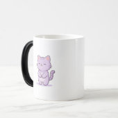 Relaxed Cat Cute Cartoon Character モーフィングマグカップ (正面左)