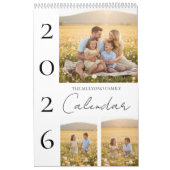 Relaxed Family Moments 2026 Photo Calendar カレンダー (カバー)