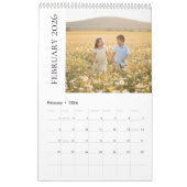 Relaxed Family Moments 2026 Photo Calendar カレンダー (2月 2026)