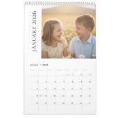Relaxed Family Moments 2026 Photo Calendar カレンダー (1月 2026)