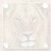 Relaxed Lion King, Great Mane Coaster ガラスコースター (裏面)