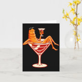 Relaxed Marcus The Worm Tail Funny Marcus The Worm カード (黄色い花)