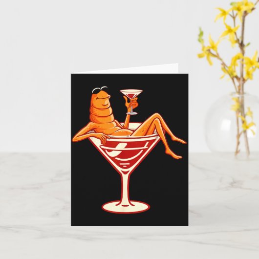 Relaxed Marcus The Worm Tail Funny Marcus The Worm カード (黄色い花)