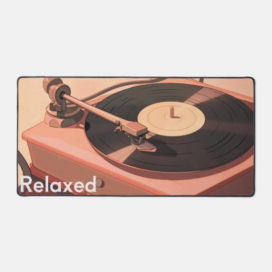 Relaxed Rotation: Vintage Vibes デスクマット (正面)