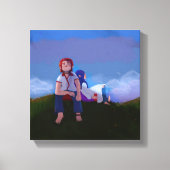 Relaxing キャンバスプリント (正面)