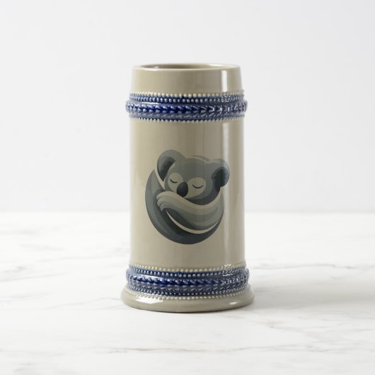 Relaxing Animal Illustration ビールジョッキ (中央)