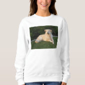 Relaxing Dog スウェットシャツ (正面)