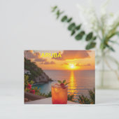 Relaxing in aruba シーズンポストカード (スタンド正面)