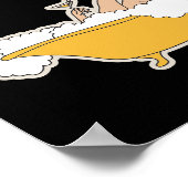 Relaxing in Bathroom ポスター (角)