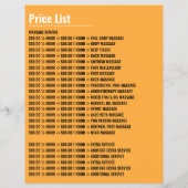 Relaxing Massage, Massage Therapy, Massage Parlor チラシ (裏面)