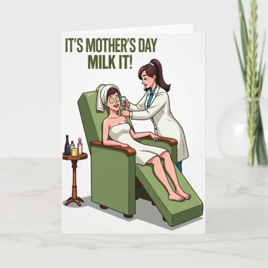 Relaxing Mothers Day Spa Card カード (正面)