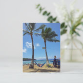 Relaxing on a Hawaii Beach ポストカード (スタンド正面)