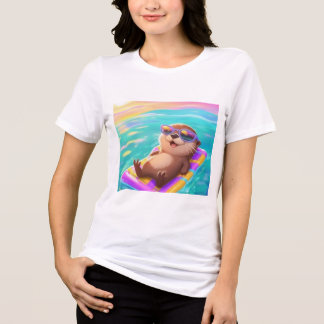 Relaxing Otter T-shirt トライブレンドTシャツ