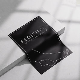 Relaxing Pedicure Minimalist Poster ポスター
