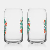 Relaxing Summer Chill Vibes Only Typography ガラス缶 (左)