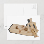 RelaxingOnRubberbankBoat042014.png ポストカード (正面/裏面)