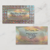 Relayshanシックでエレガントな3.5" x 2"プロフェッショナル 名刺 (正面/裏面)