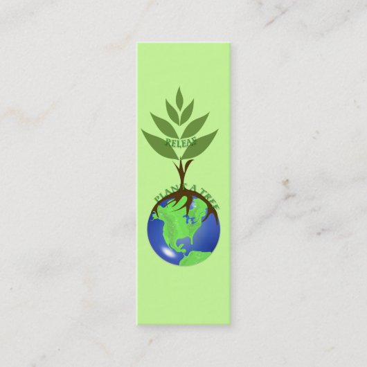 ReLeaf - 木を植えよう スキニー名刺 (正面)