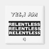 relentless2、YES、I AM(: マグネット (正面)