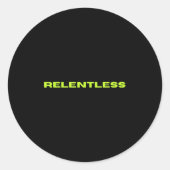 Relentless  ラウンドシール (正面)