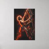 Relentless Ascent – Angelic Climber Power キャンバスプリント (正面)