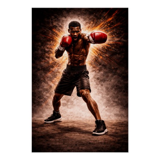Relentless Force – Boxing Power Poster ポスター (正面)