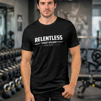 Relentless Street Division ESTD 2016 トライブレンドTシャツ