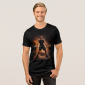 Relentless Strength – Heavy Deadlift Power Shirt トライブレンドＴシャツ (正面全面)