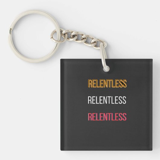 Relentless Tシャツ キーホルダー (正面)