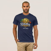 Relentless Trader ビットコインTシャツ | カスタムネーム Tシャツ (正面フル)