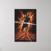 Relentless Velocity – Sprint Victory Canvas Print キャンバスプリント (正面)