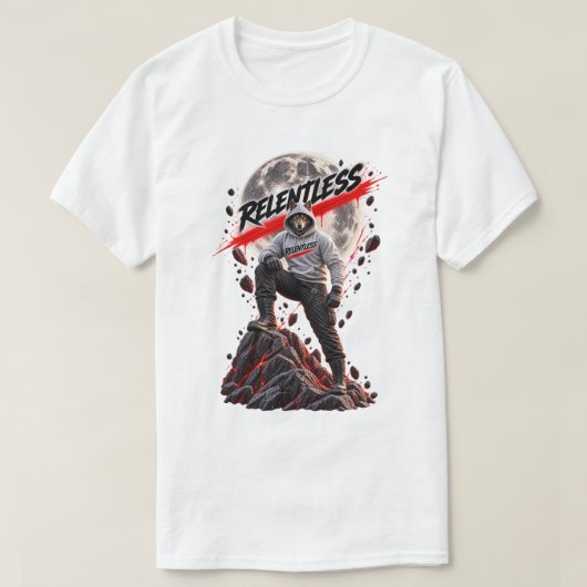 Relentless Wolf Mountain Adventure T-Shirt Tシャツ (デザイン正面)