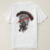 Relentless Wolf Parachute Adventure T-Shirt Tシャツ (デザイン裏面)