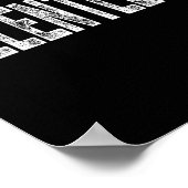 Relentless Workout Motivation Shirt  ポスター (角)