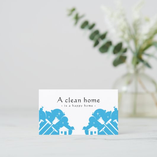 Reliable Cleaning 名刺 (スタンド正面)