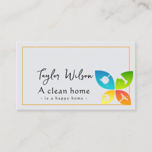 Reliable Cleaning 名刺 (正面)