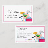 Reliable Cleaning 名刺 (正面/裏面)