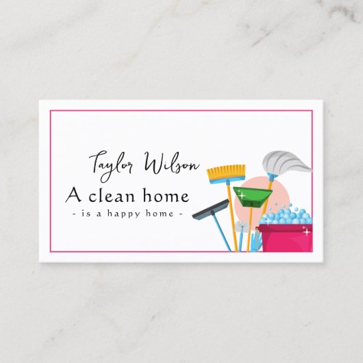 Reliable Cleaning 名刺 (正面)