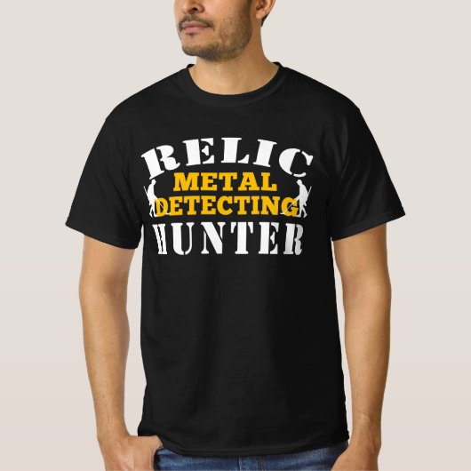Relic Metal Detection Hunter - Treasure おもしろい狩り Tシャツ (正面)