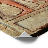 Relief depicting Ramesses II  smiting enemies ポスター (角)