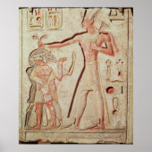 Relief depicting Ramesses II smiting enemies ポスター (正面)