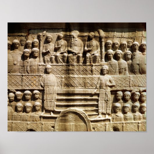 Relief on the base of the Obelisk of Theodosius ポスター (正面)