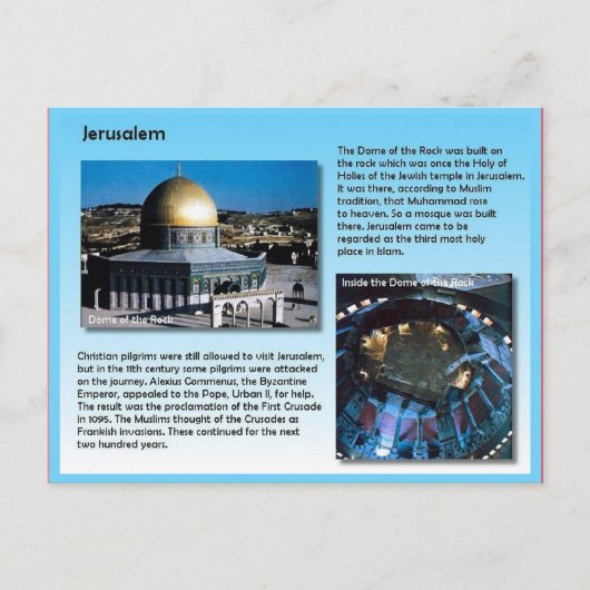 Religion, Pilgrims to Jerusalem ポストカード (正面)