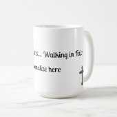Religious Anchored in Christ Mug コーヒーマグカップ (正面右)