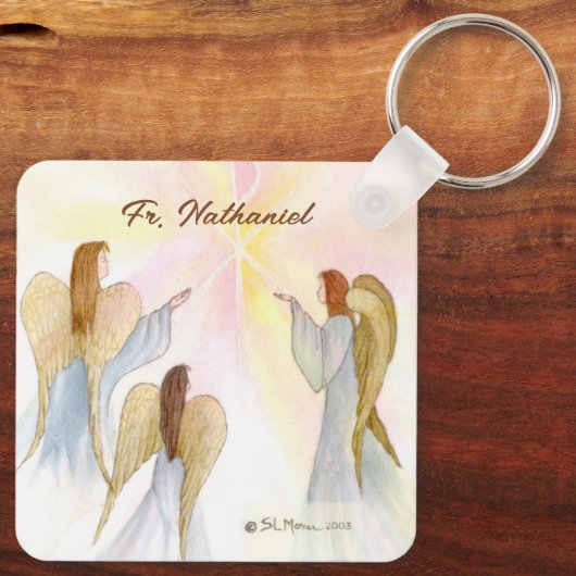 Religious Angels Personalized キーホルダー (裏面)