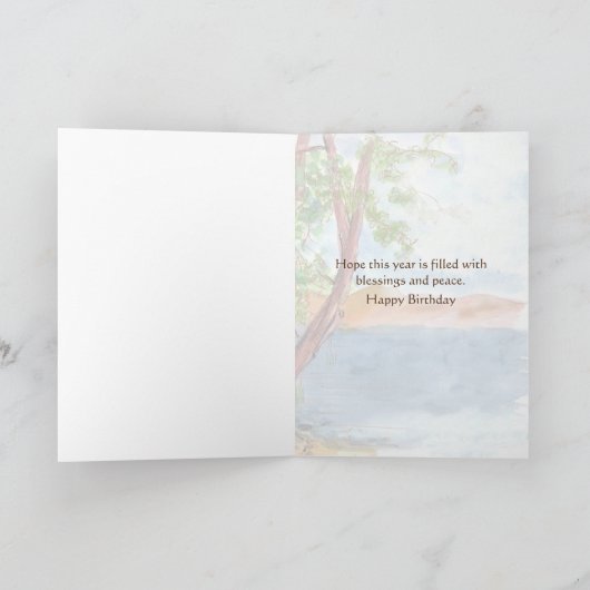 Religious Birthday Bible Scripture Jeremiah 17 7 カード (内部)