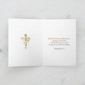 Religious Catholic Easter Jesus Resurrection Mary シーズンカード (内部)