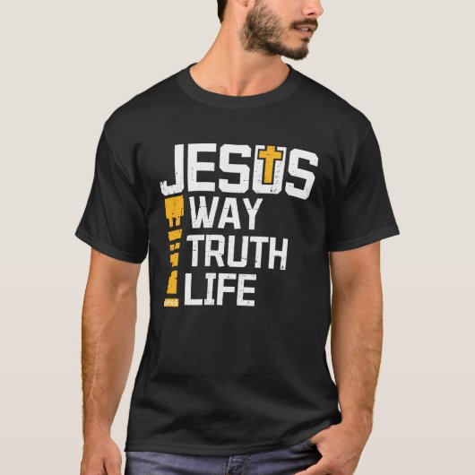Religious Christian Bible Quotes Biblical Gospel Tシャツ (正面)